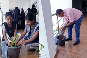 Students Union Promote Herbal Gardening
